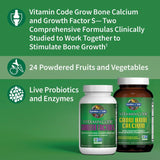 Growth Factor S estroncio de Garden of Life para huesos