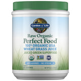 Garden of Life Raw Organic Perfect Food, jugo de hierba de trigo, energía verde para empezar el día