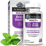 Garden of Life Multi+ Brain Health: cápsulas para claridad mental diaria.