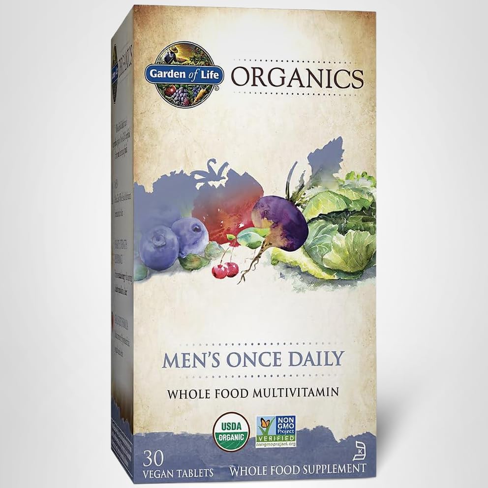 Garden of Life Once Daily Multivitamin, nutrición basada en alimentos reales.