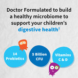 Garden of Life Probiótico Orgánico Kids, certificado USDA Orgánico y no transgénico