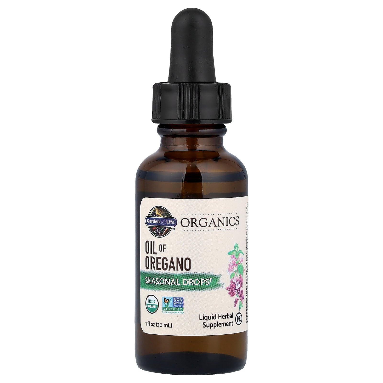 Garden of Life Organics aceite de oliva virgen extra orgánico: base suave para las gotas