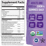 Gomitas Garden of Life Organics sin gluten y veganas para dieta consciente.