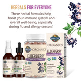 Gomitas Garden of Life Organics con ingredientes orgánicos y antioxidantes.