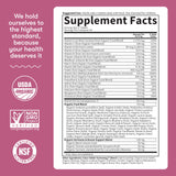 Garden of Life Organics Mujer 40+ apoyo hormonal con cohosh negro y cúrcuma