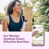 Garden of Life Organics Mujer, hierro 2.5 mg para salud de la sangre.