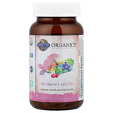 Garden of Life Organics Mujeres Multi: etiqueta orgánica certificada, pureza y origen natural.