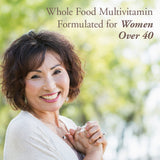 Garden of Life Organics Mujeres 40+ - frasco con vitaminas de origen vegetal.