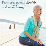 Garden of Life Organics Mujeres 40+ - etiqueta con información de nutrientes y beneficios.