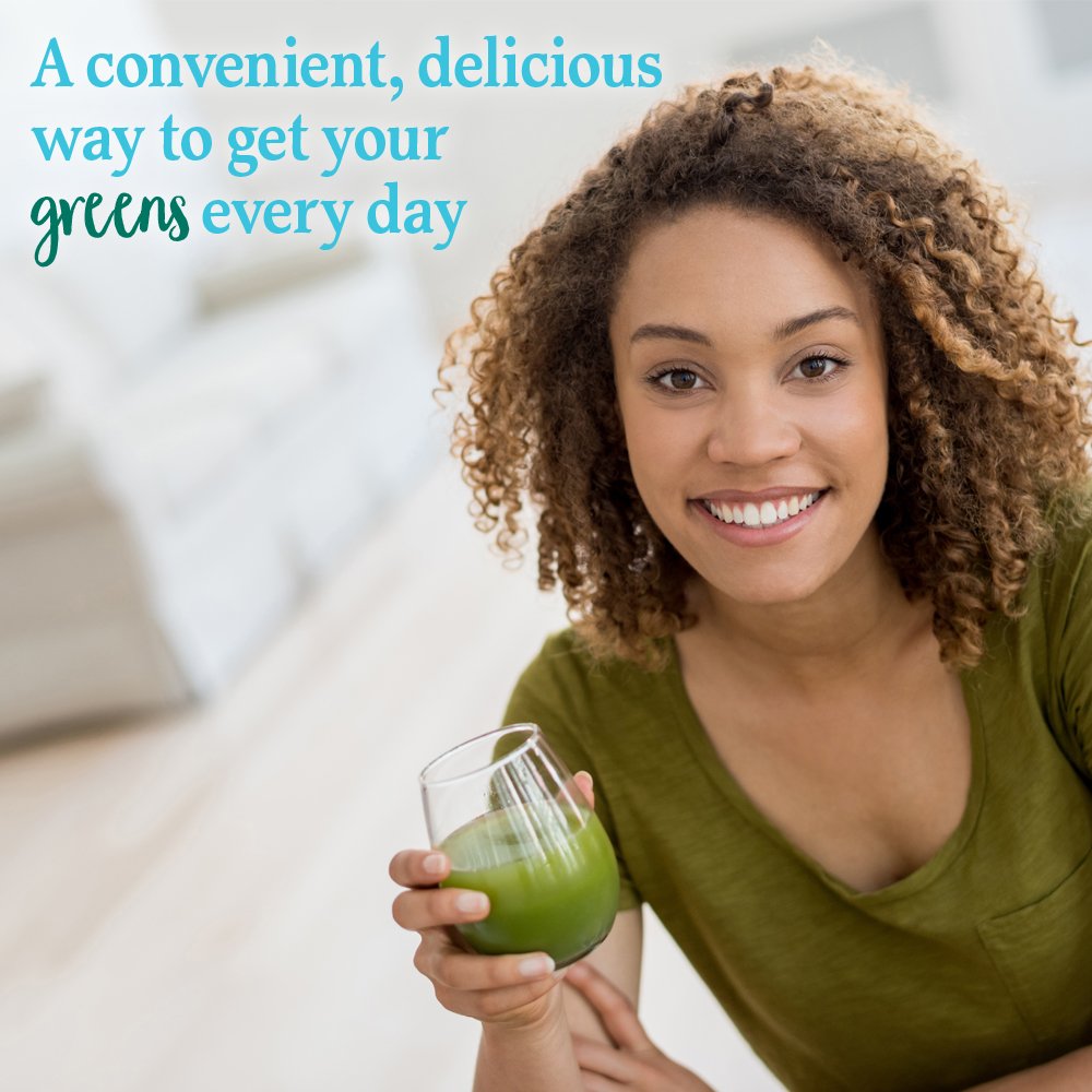 Garden of Life Perfect Food, etiqueta del envase destacando 45 superalimentos