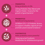 Garden of Life metabolitos postbióticos para favorecer Bifidobacterias.