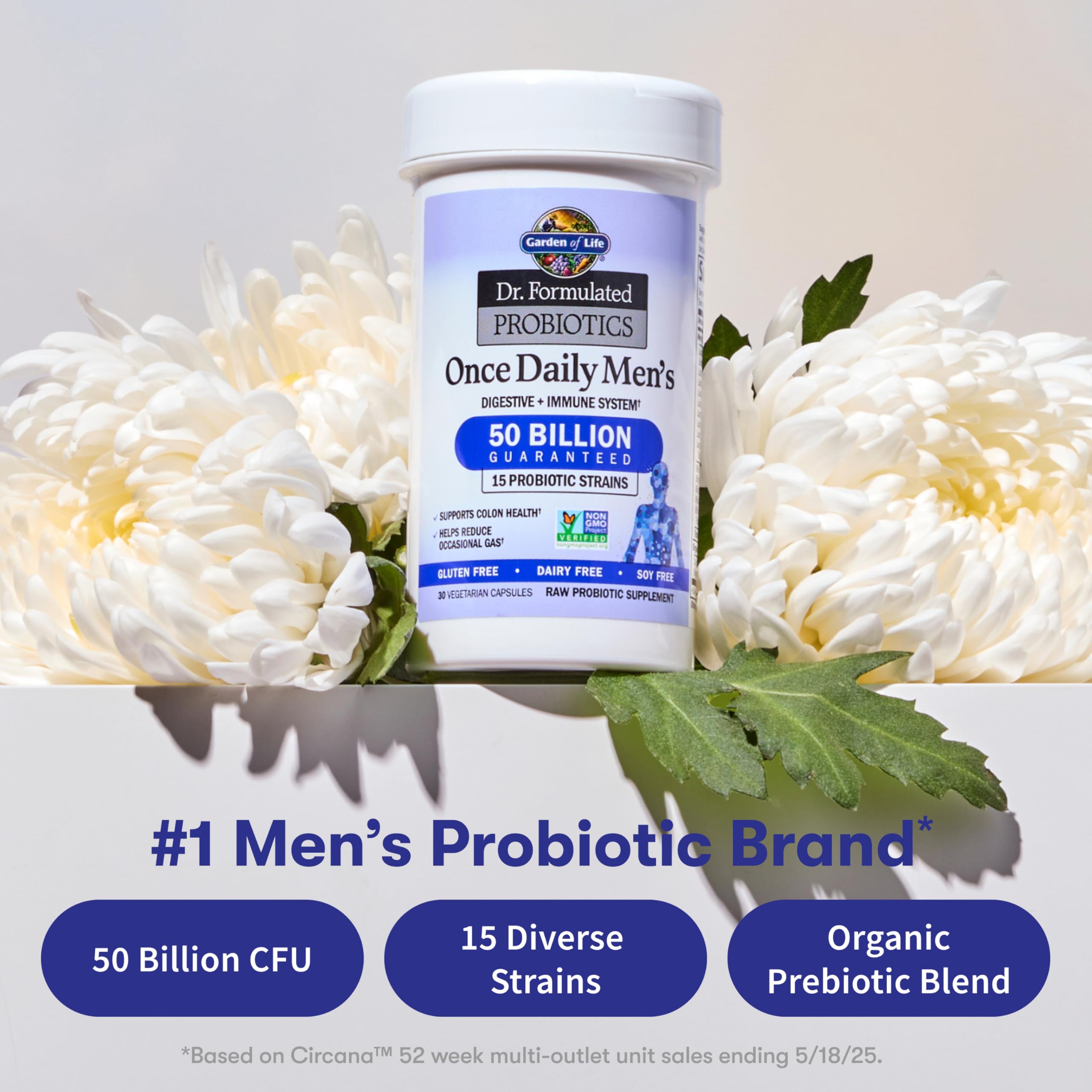Garden of Life Prebio Orgánico Fibra para fomentar bacterias beneficiosas en el microbioma