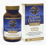 Garden of Life Primal Defense Ultra: botella de 60 cápsulas vegetales para apoyo digestivo