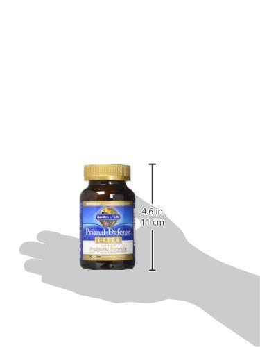 Garden of Life Primal Defense Ultra, uso diario, suplemento vegetariano sin gluten.