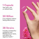 Garden of Life probióticos: etiqueta con ingredientes y certificaciones de calidad