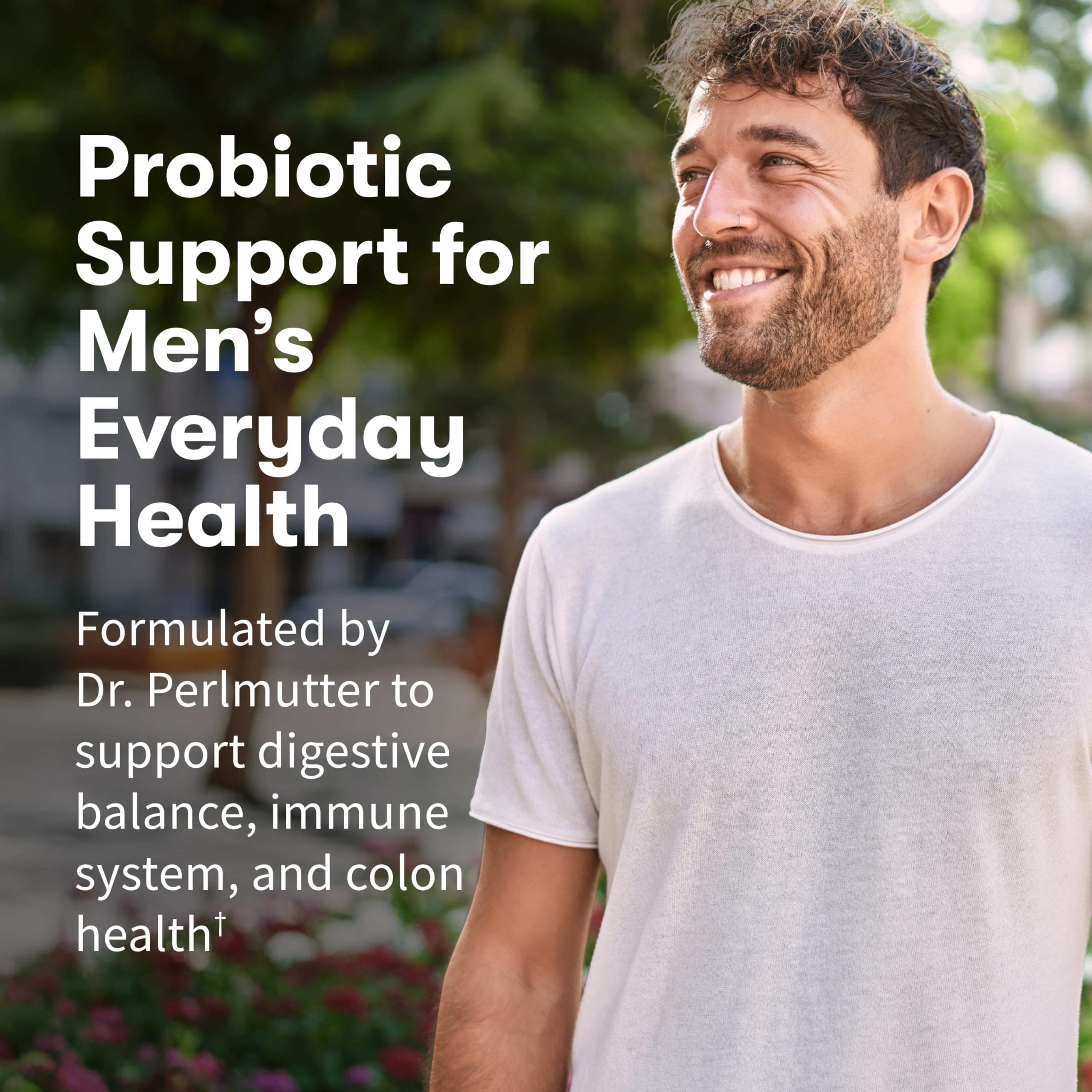 Garden of Life Probioticos Hombres 15 Cepas en frasco para apoyo digestivo
