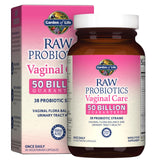 Garden of Life probióticos vaginales: botella con capsulas para equilibrio diario
