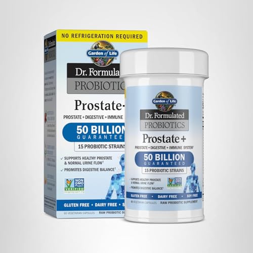 Garden of Life Prostate+ capsulas vegetarianas: presentación de 60 capsulas para uso diario