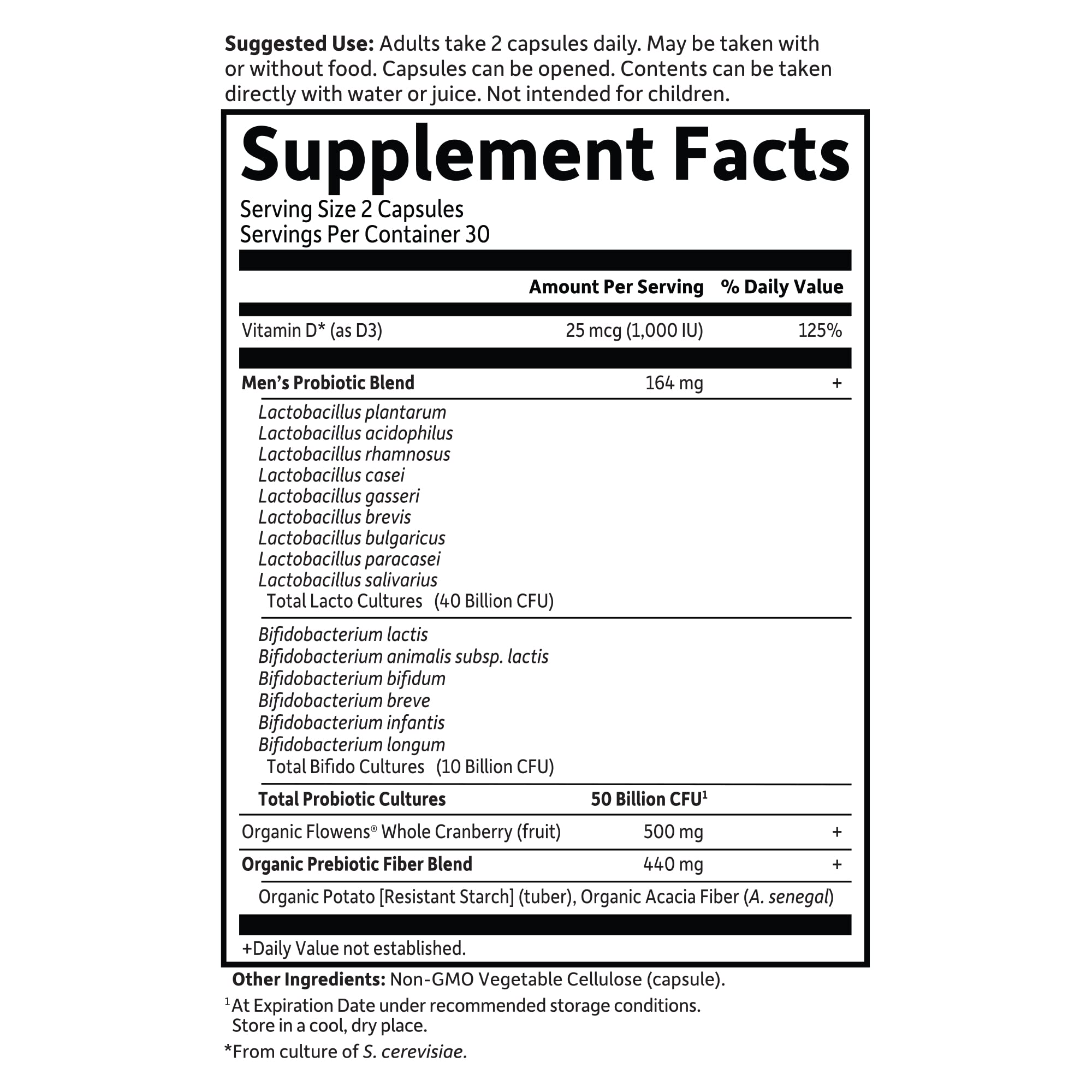 Garden of Life Prostate+ sin gluten: opción apta para dietas sin gluten