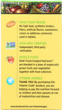 Garden of Life Raw B Complex, etiqueta con información clara de vitaminas