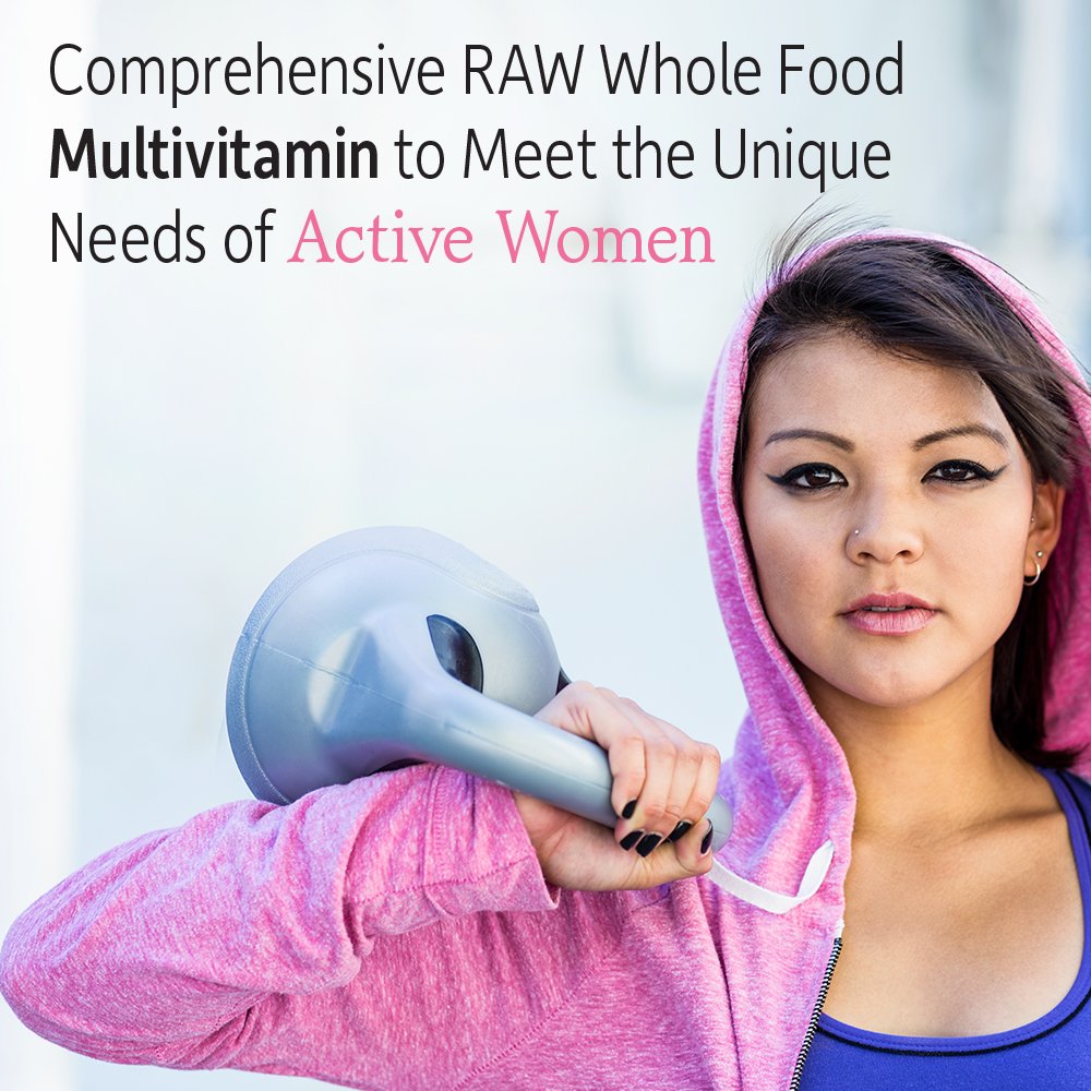 Garden of Life RAW ONE para mujeres, mezcla de frutas y verduras orgánicas.