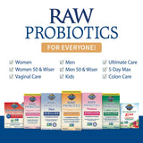 Garden of Life Raw Probiotics Men 50 & Wiser, envase sostenible y responsable.