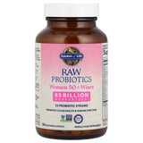 Garden of Life Raw Probióticos Mujeres 50 y Más Sabias: etiqueta que resalta cultivos activos