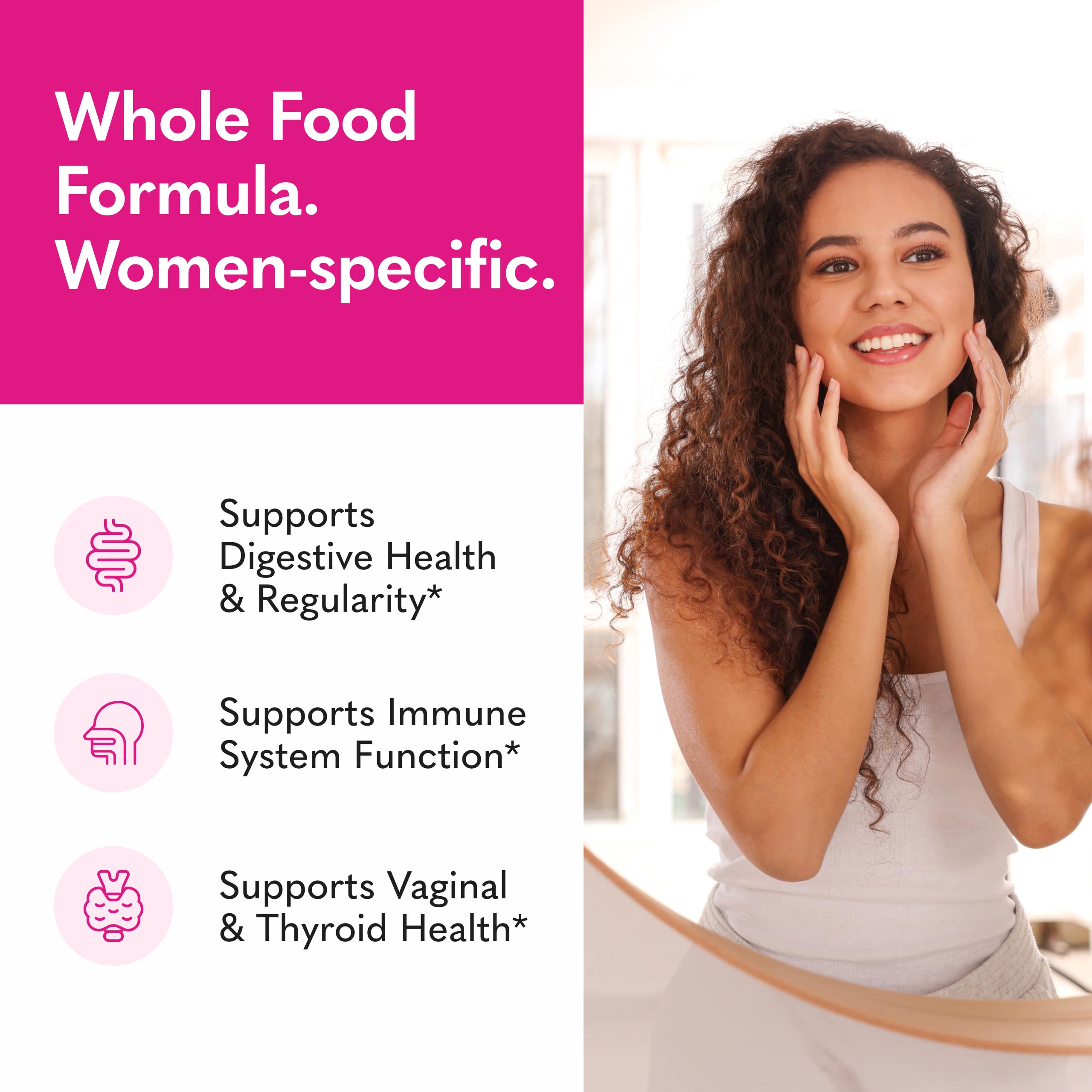Garden of Life Raw Probiotics Women cápsulas vegetarianas para bienestar diario.