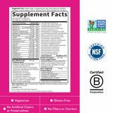 Garden of Life Raw Probiotics Women ingredientes de alimentos enteros.