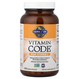 Garden of Life Vitamin Code Raw Vitamin C: etiqueta frontal destaca bioflavonoides y crudo