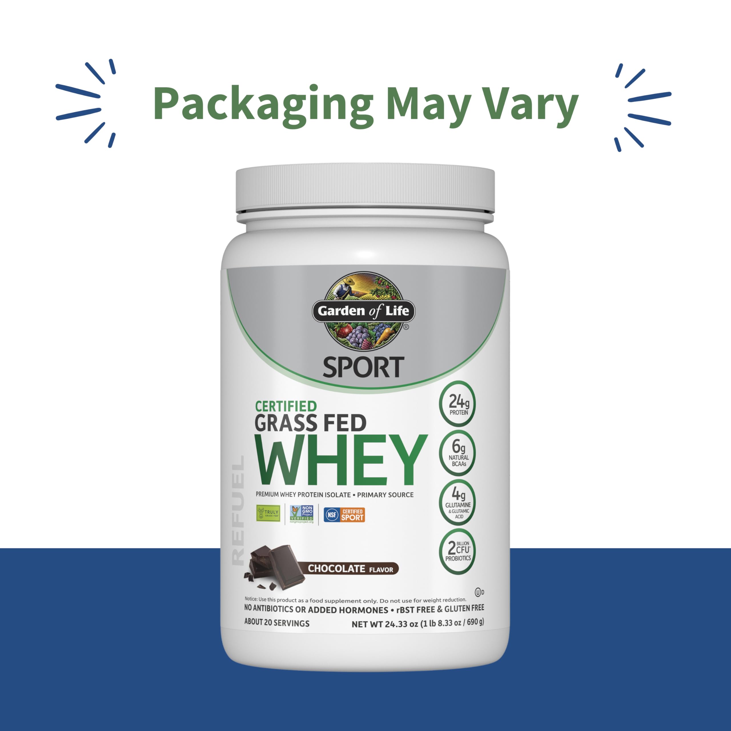 Garden of Life SPORT batido de chocolate, sabor suave para entrenos diarios