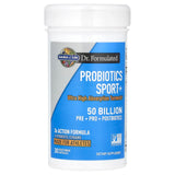 Garden of Life Sport Probiotics frente de la caja con 50 mil millones CFU.