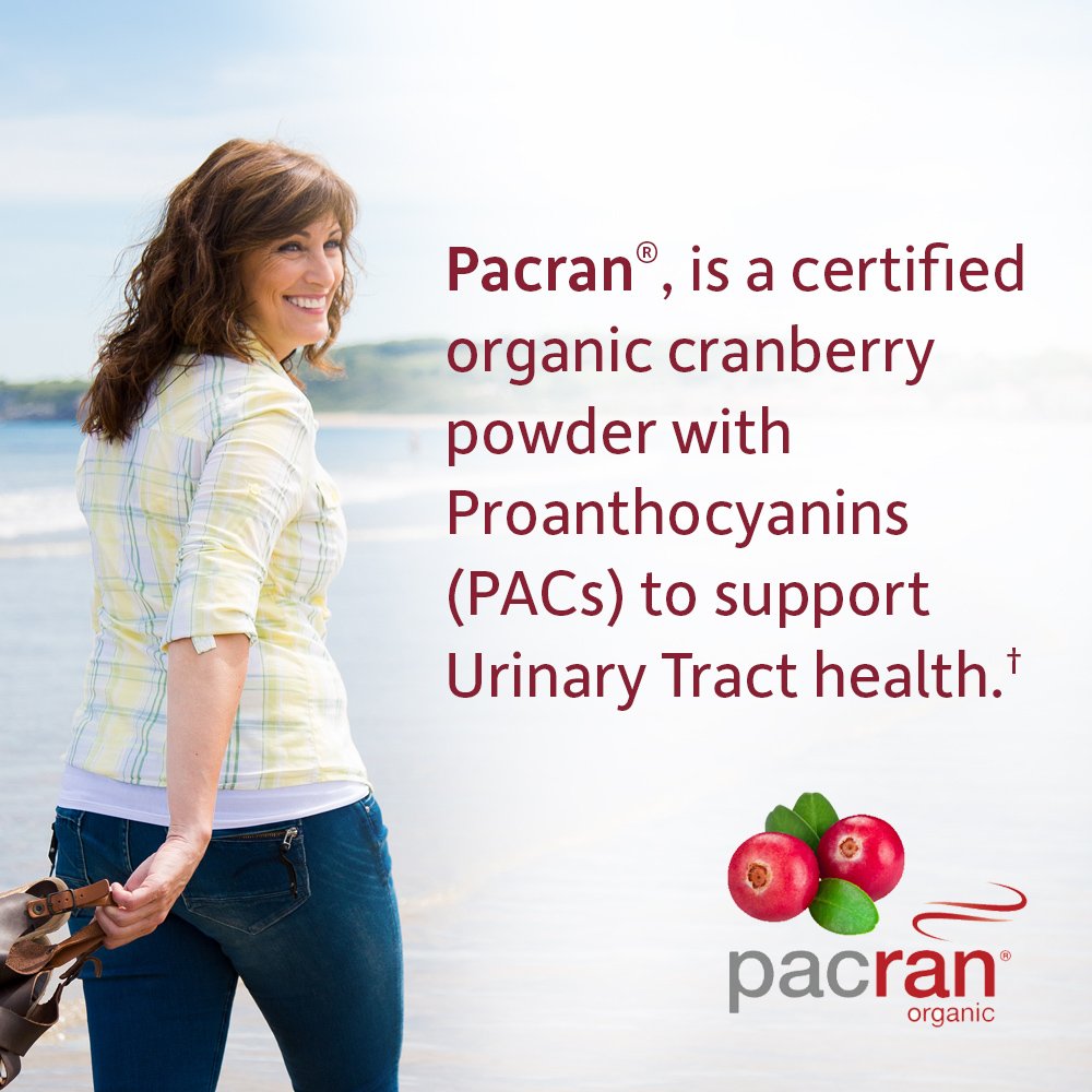 Garden of Life Urinary Tract+ – etiqueta detalle, contiene Pacran y vitamina D3.
