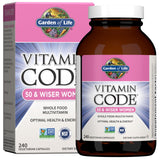 Garden of Life Vitamin Code 50+ Mujer, cápsulas: apoyo nutricional diario.