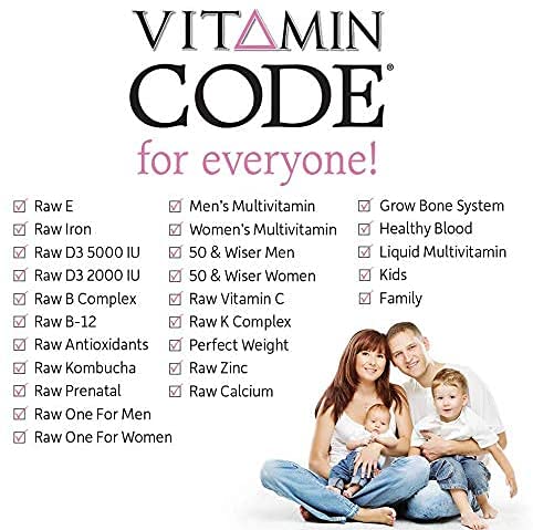 Garden of Life Vitamin Code 50 & Wiser, no transgénicos y proceso RAW para mayor pureza