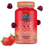 Gomitas de Garden of Life Vitamin Code CoQ10, sabor fresa, apoyo a la salud cardíaca