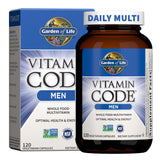 Garden of Life Vitamin Code para hombres, cápsulas frente, posible impulso diario de energía