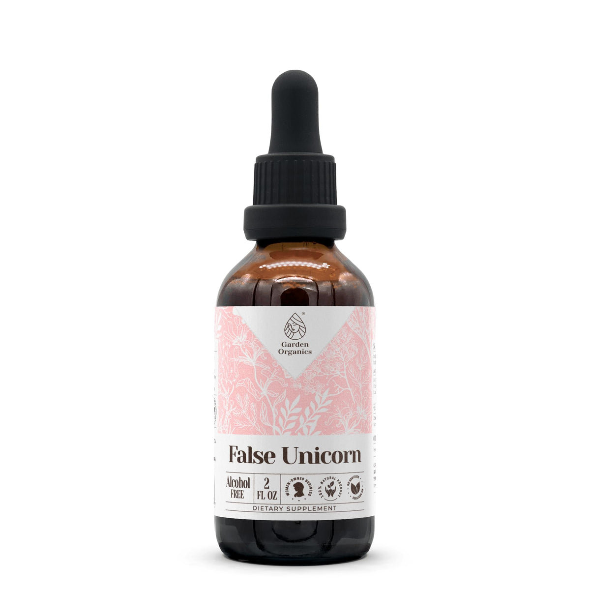 Garden Organics False Unicorn: botella 59 ml para uso diario y apoyo general.