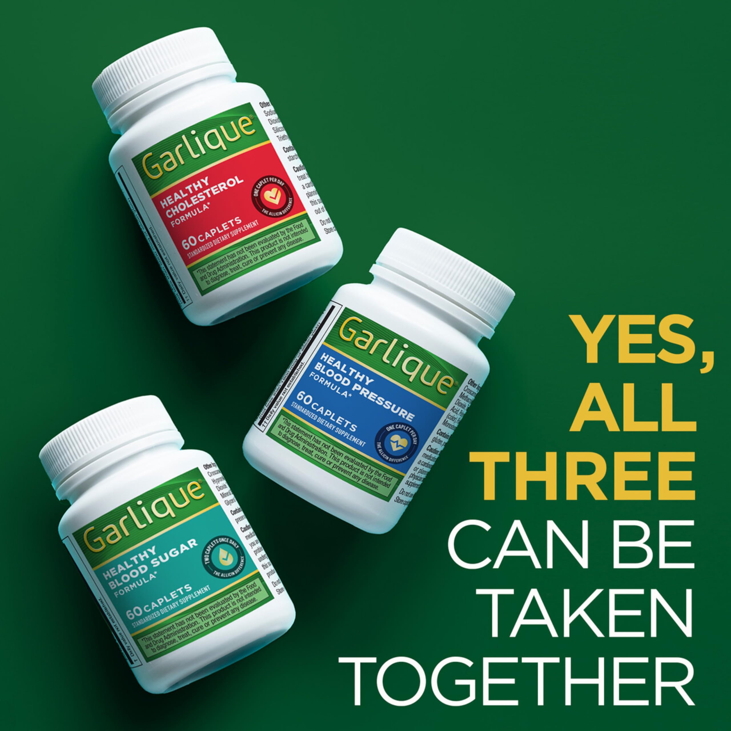 Garlique: libre de gluten y soja, apto para veganos.