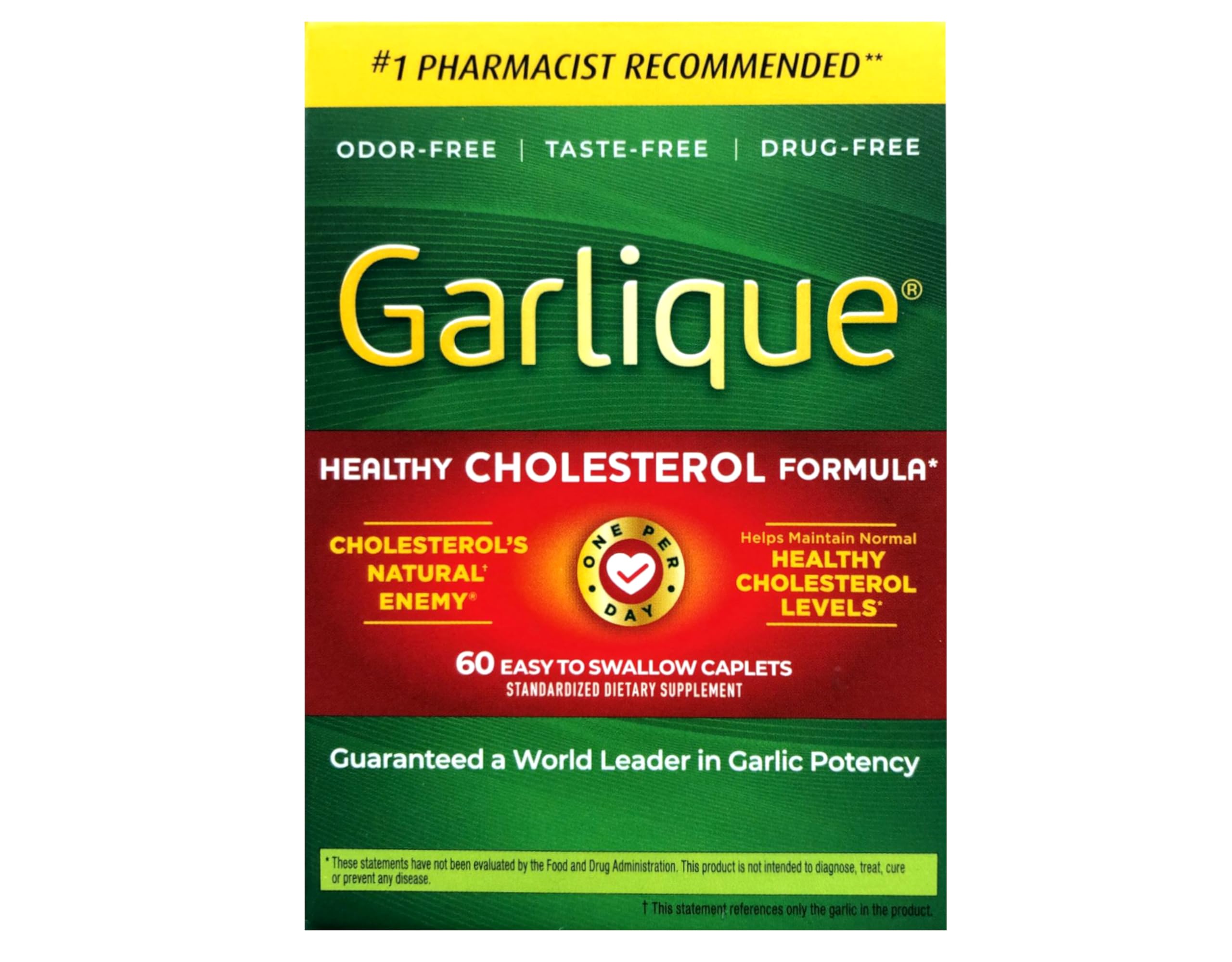 Garlique tabletas pack cerrado, fácil de almacenar en casa.