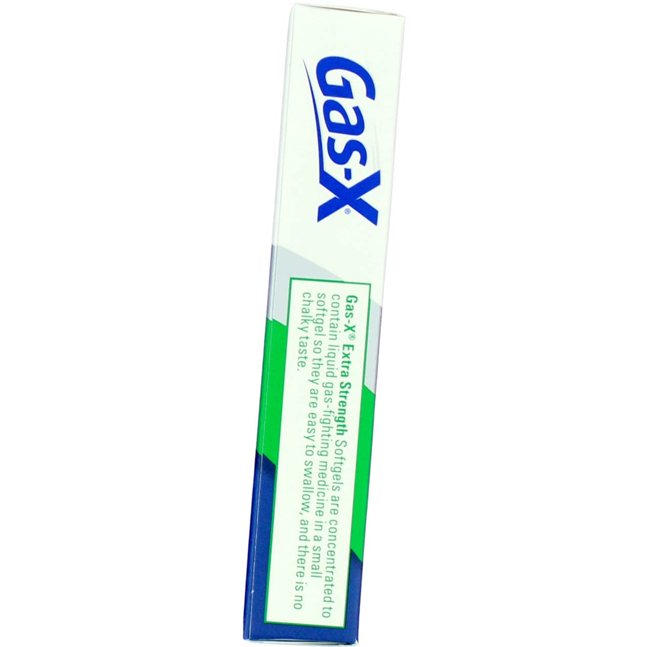 Gas-X: etiqueta frontal para identificación rápida.