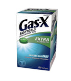Gas-X Extra Strength, vista frontal del envase, alivio rápido de gases