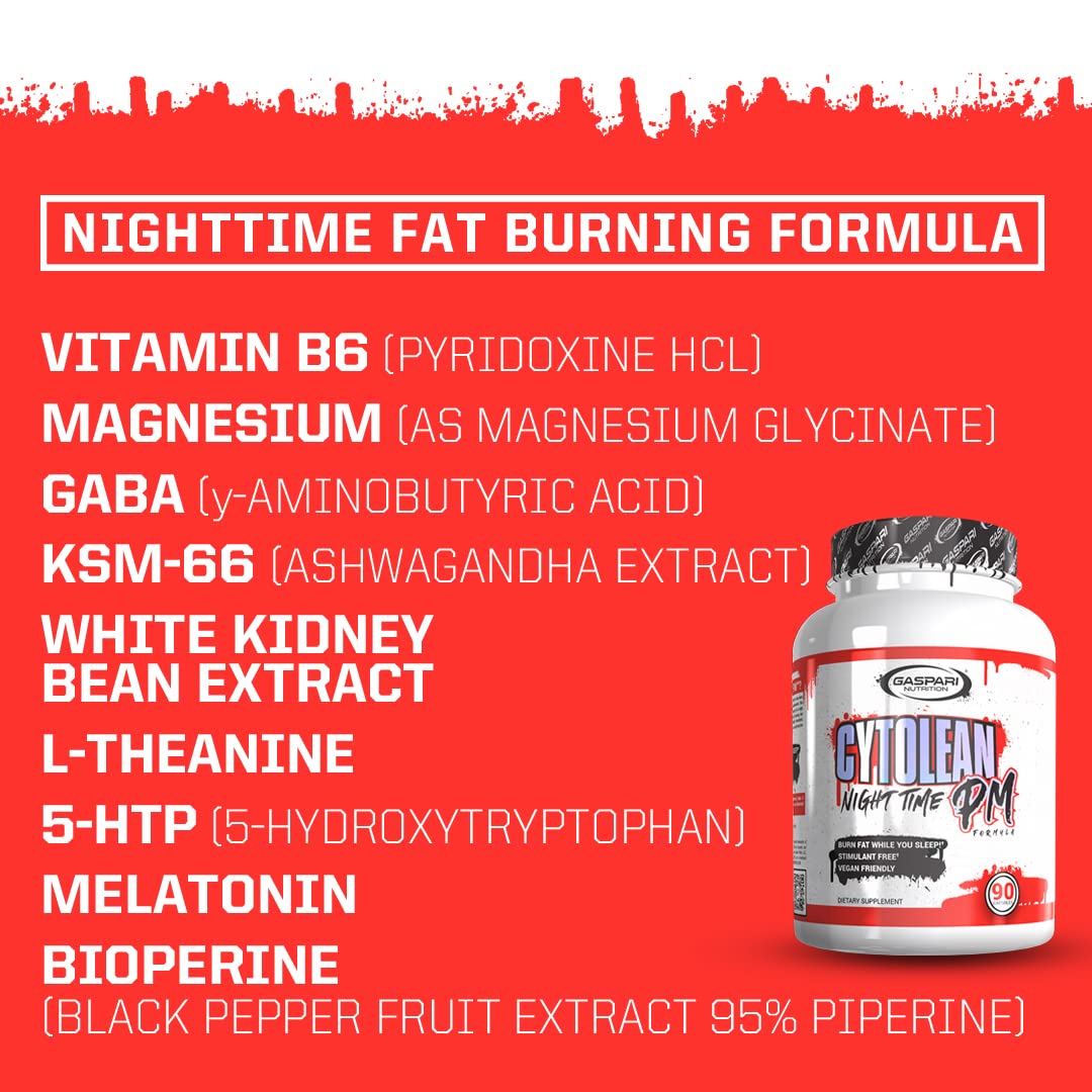 Gaspari Cytolean PM: dosis nocturna recomendada para tu rutina de descanso