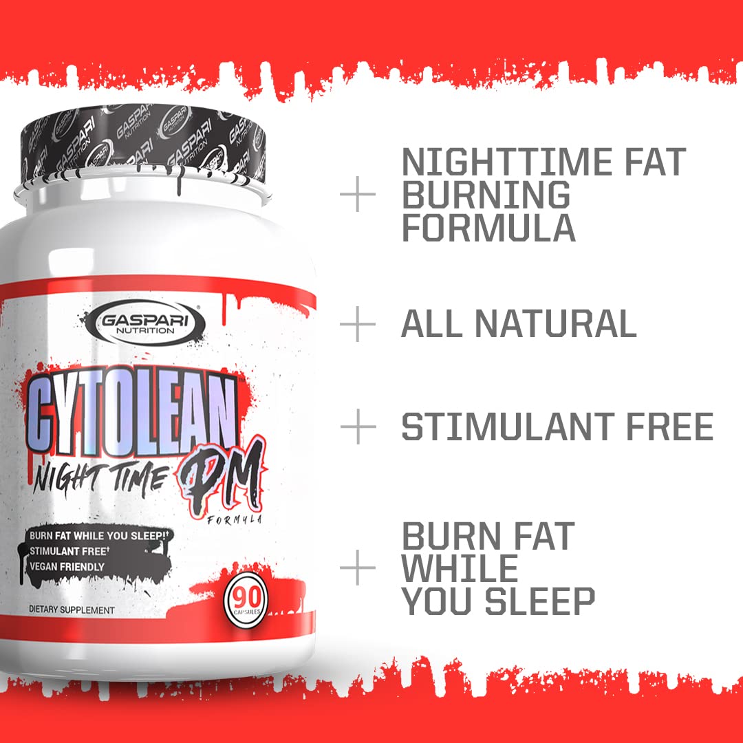 Gaspari Cytolean PM: fórmula natural sin estimulantes para uso nocturno