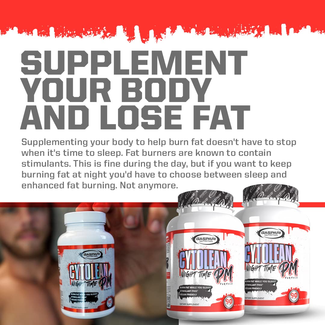 Gaspari Cytolean PM: ingredientes clave que actúan en conjunto durante la noche
