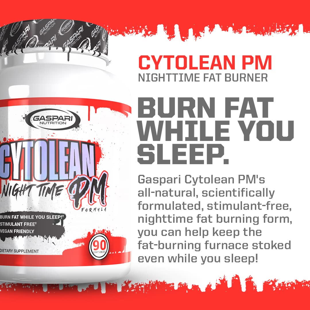 Gaspari Cytolean PM: melatonina para apoyar el sueño y la relajación nocturna