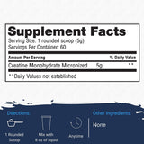 Gaspari Creatina Monohidrato sin sabor, ideal para uso diario en rutinas de fuerza.