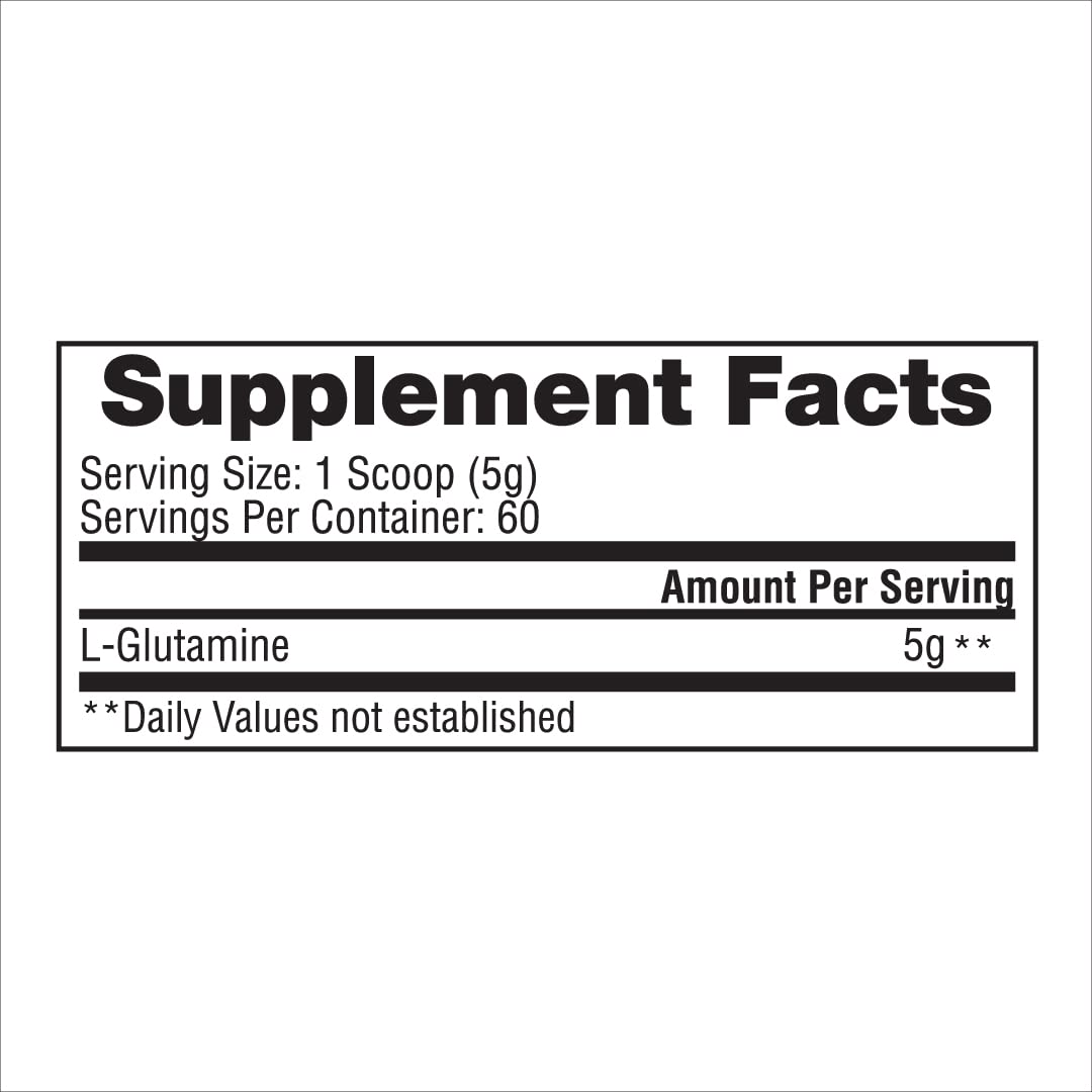 Gaspari Nutrition Glutamina: cuchara medidora para dosis fáciles y rápida mezcla.