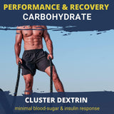 Gaspari Glycofuse: etiqueta clara con ingredientes clave y valores.