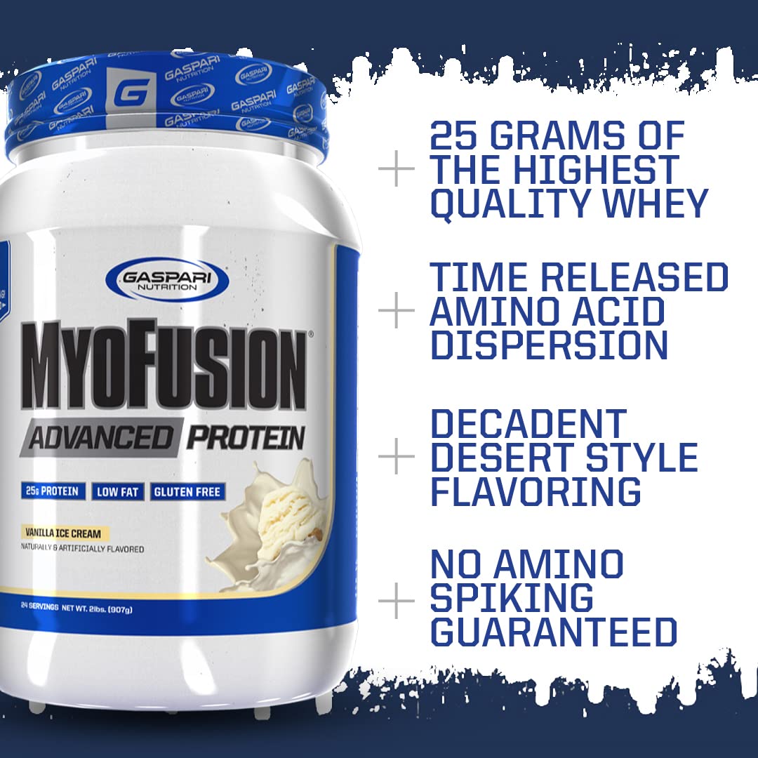 Gaspari Nutrition Myofusion Advanced Protein dosificador incluido para porciones exactas